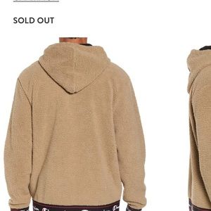 champion teddy fleece hoodie